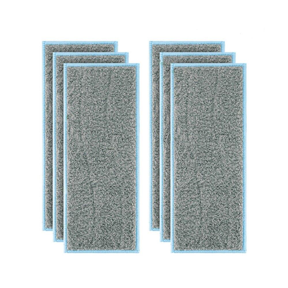 6 Pack Washable Wet Mopping Pads Replacement Compatible for IRobot Braava Jet M6