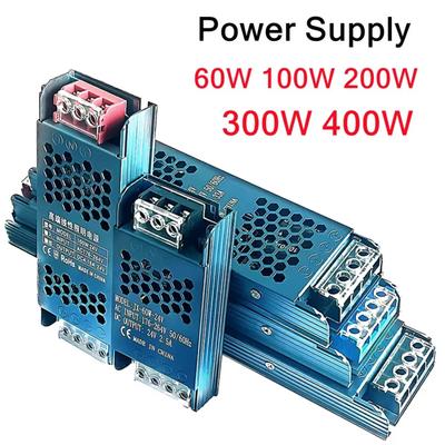 Lighting Transformer DC 12V/24V Power Supply Adapter 5A 12A Ultra Thin LED Strip Switch Driver Lamp 60W 100W 200W 300W 400W