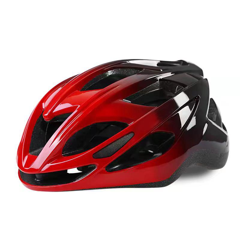 Neuer Farbverlauf Erwachsenen-Fahrradhelm Mountainbike Integrierte Formung Cooler Sport-Fahrradhelm