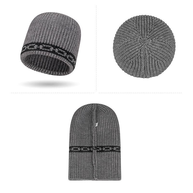 Winter Knitted Coldproof Warm Cap Women Men Masked Riding Cap