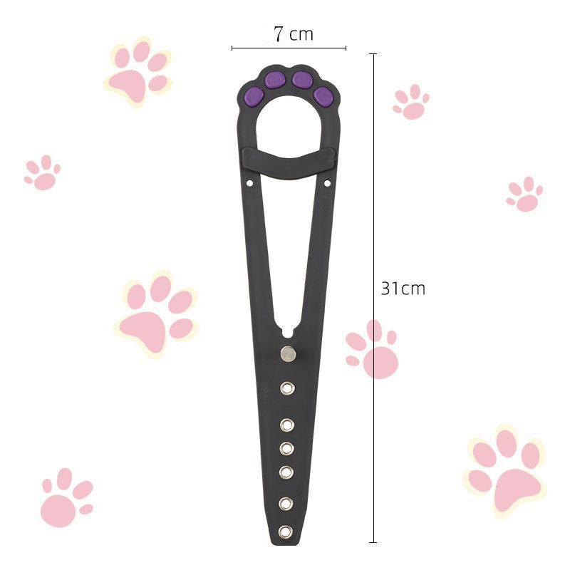 Adjustable Pet Door Holder: Punch-Free Anti-Dog Elastic Latch for Cats