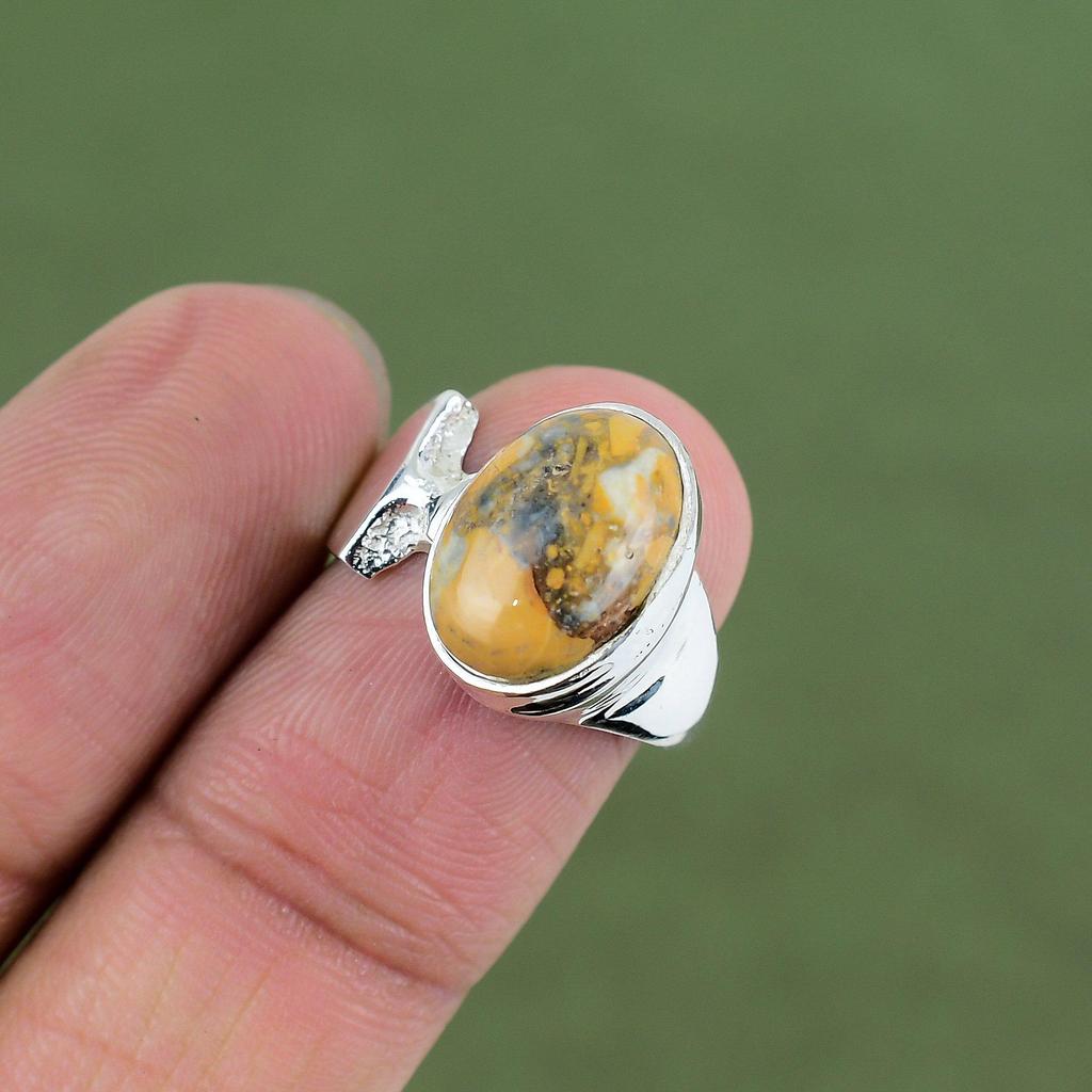 Maligano Jasper Ring 925 Sterling Silver Ring Decent Jewelry Very Pretty Gemstone Ring Handmade Jewelry Gift For Wife Available In Ring Size