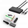 Przełącznik Switch Box Ugreen 30768B, Usb 3.0 (Czarny)