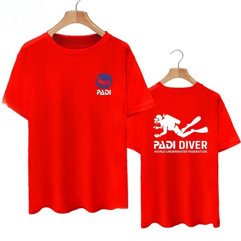 CMAS World Underwater Association PADI Diving Instructor Association Maglietta Unisex Abbigliamento e Donna Estate 2026 Nuova Maglietta