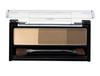 Heavy Rotation Natural Powder Eyebrow 02 Ash Brown Eyebrow Powder with Brush Powder Eyebrow Palette Set of 3 2.3g 3-Color