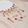 Pink Rainbow Love Side Bangs Clip - Fashionable Alloy Jewelry Hairpin for Girls