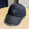 2026New letter kitten embroidered baseball cap for men and women, spring and summer thin breathable quick-dry curved brim sun protection cap