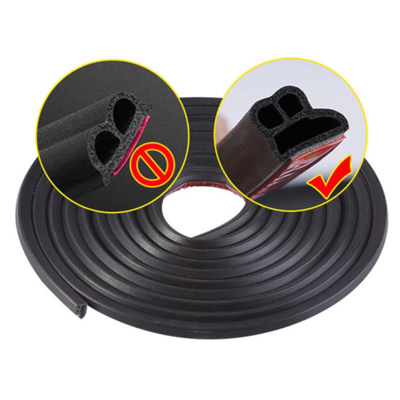 13*10mm Moulding Trim Hood Car Door Edge L Shape Rubber Weatherstrip Seal Strip