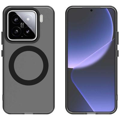 Magnetic Adsorption Wireless Charge Clear Case For Xiaomi 15 Transparent Back Case For Xiaomi 15 Case For Xiaomi 15 6.36 Inch