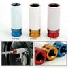 1 Pcs Metal Sleeve Adapter 17mm 19mm 21mm Tire Protection Sleeve Colorful Deep Nut Socket For Protects Car Wheels & Bolts,zxl