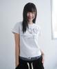 Mimdeowodeulobeu 313 Printed Crop T-Shirt_Gray