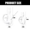 Q1FD 2pcs Easy Installation Decorative Plastic Cats Hooks With Adhesive Backing Storage Organizers For Coats Keys Accessories
