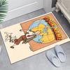 The Adventures of Tintins Design Area Rug Personalized Name- Non-Slip, Soft & Cozy Floor Mat for Living Room, Office - Indoor/Outdoor Carpet