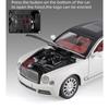 Diecast 1/24 Maßstab Bentley Mulsanne Legierungsmodellauto Sammlerfahrzeug Simulation Sound & Licht Metall Spielzeugauto Spielzeug für Kinder Geschenk