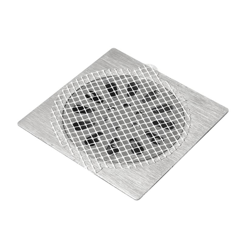 Pack of 50 Kitchen Sink Filter Stickers Not-Clog Drain Stickers Convenient Kitchen Drain Filter Cover set for Bathroom