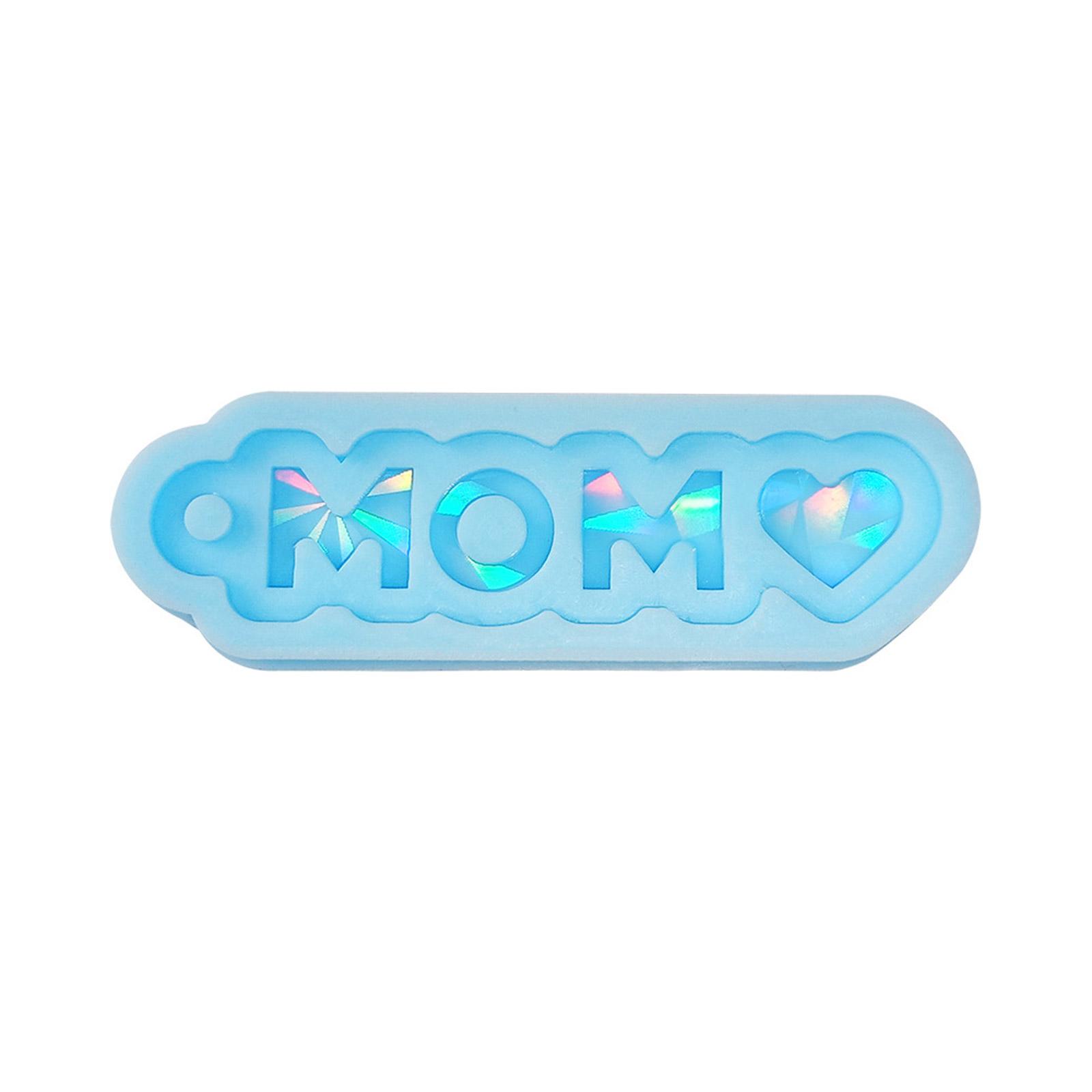 MOM DAD Keychain Silicone Handmade Mold Father and Mother s Day Birthday Gift