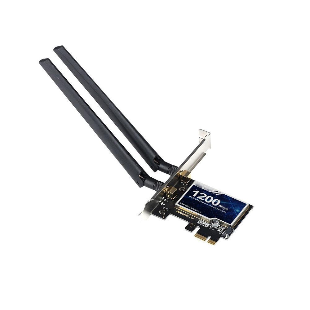 1200Mbps PCI-E WiFi Card 2.4G/5GHz Network Adapter Wireless Bluetooth Desktop PC
