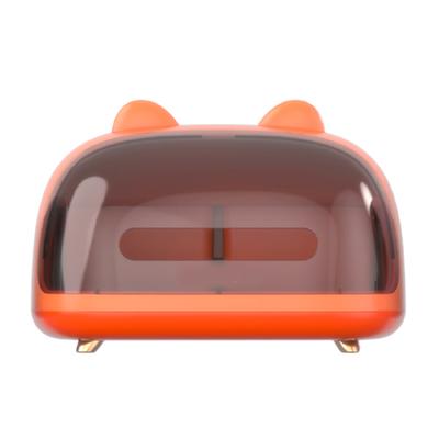 Desktop Tissue Box Cartoon Shaped Remote Stationery Organizer Versatile Tissue Cover For Home Office