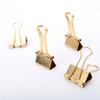 Gold Metal Dovetail Clip Ticket Collection Office Supplies Office Accessories Paper Clips Para Papel Paper Clip Binder Clips