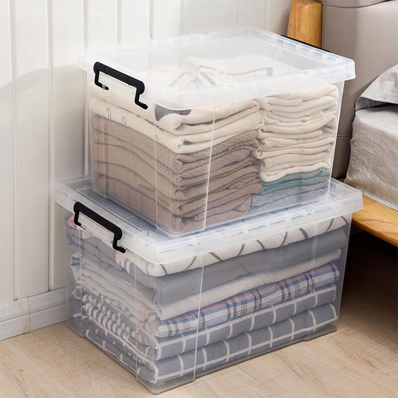 Churong Transparent Wheeled Storage Box for Clothes & Toys