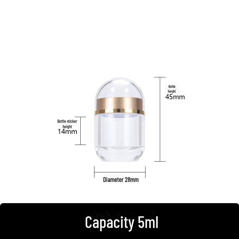 

Высококачественная пищевая акриловая бутылка для лекарств с двухслойной крышкой для таблеток, капсул или конфет