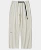 COLUMBIA UNIVERSITY Sl-Label Belted All-Round Corduroy Pants Cream