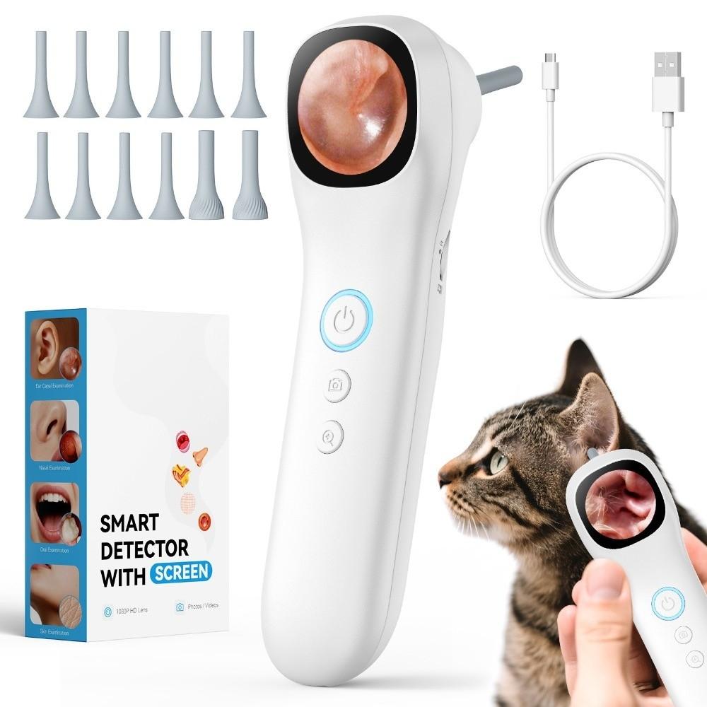 1080P HD Ear Camera 1.21 Inch IPS Screen Visual Ear Care Durable Smart Detector  Ear Care