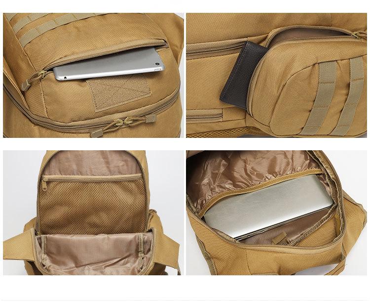 Men's Large Capacity Outdoor Hiking and Travel Backpack - Scratch & Wear-Resistant