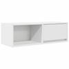 VidaXL TV Cabinet White 80x31x25.5 Cm Engineered Wood, TV Bench, Hi-fi Cabinet, Entertainment Center, TV Buffet, Furniture 861454
