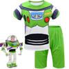 Adorable Toy Story Buzz Lightyear Short Sleeve Tee And Shorts Suit For Kids