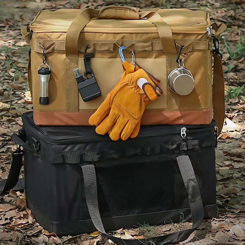 Camping Cooking Utensils Storage Bag Outdoor Camping Cookware Organizers Large Capacity Camping Bag Camping Supplies