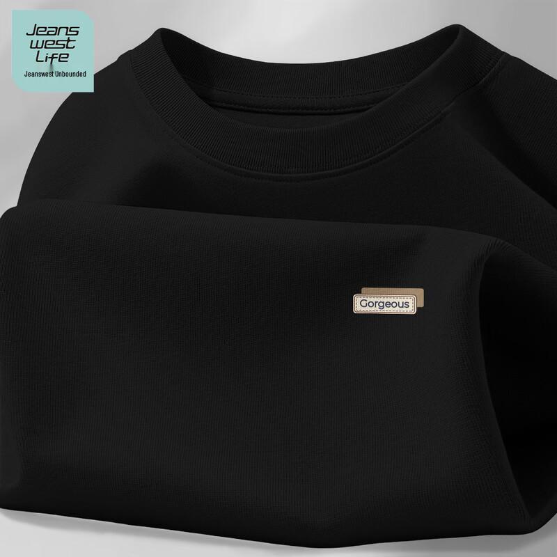 JEANSWEST LIFE Men's Pure Cotton Loose Fit T-Shirt