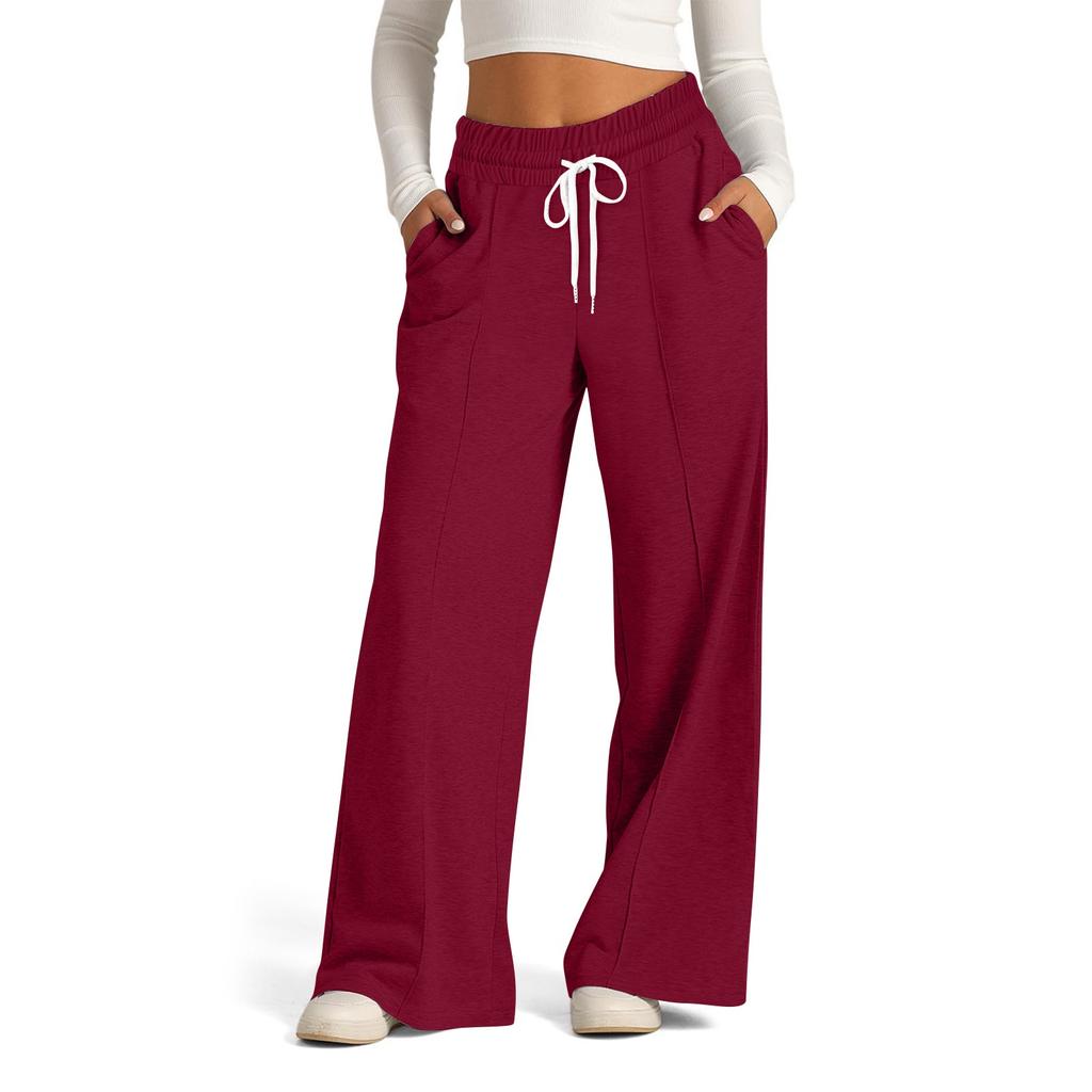 Women's High Waisted Wide Leg Sweatpants Casual Jogger Pants