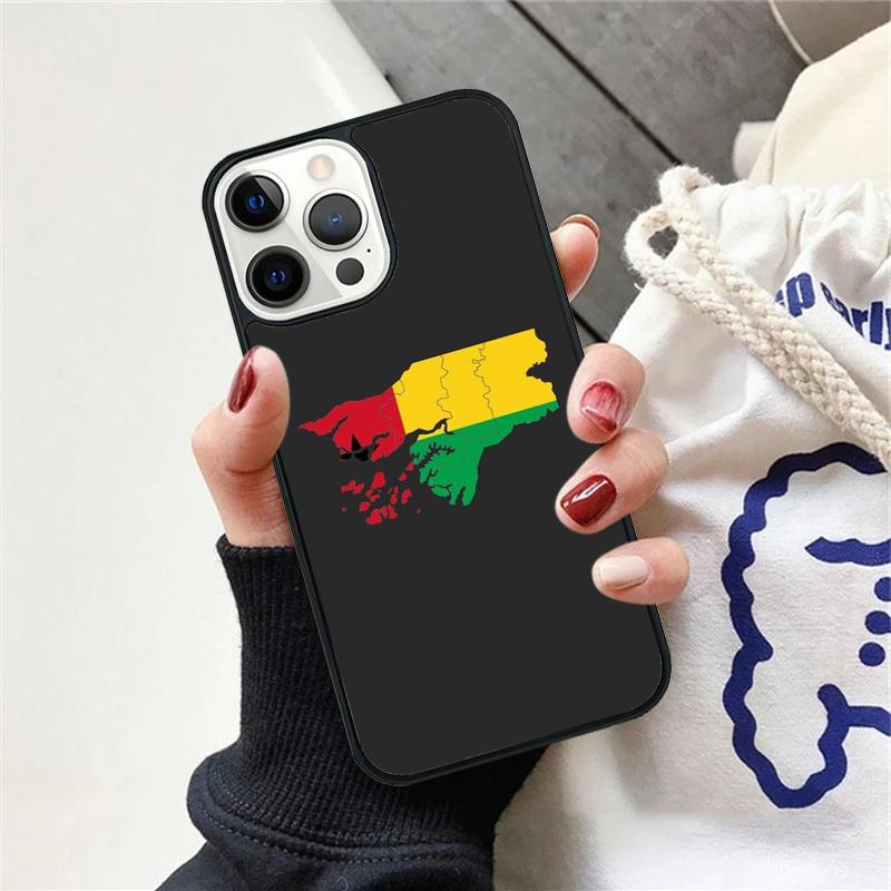 Guinea Bissau Flag Phone Case Cover For iPhone 17 Air 15 16 11 13 14 Pro Max 12 Plus Max Fundas