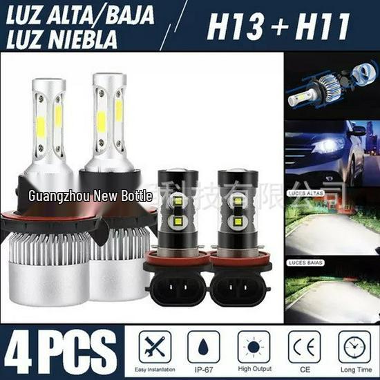 LED Scheinwerfer Kombi-Set: H11, H8, H9005, 9006, H4, H7, H13, 9007, 880, 881