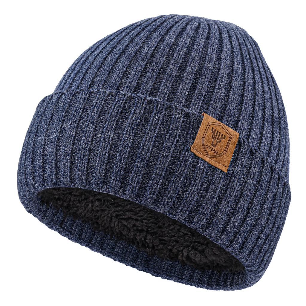 Knitted Hats for Men and Women Warm Ear Protection Winter Hats Plus Velvet Cold-proof Outdoor Cycling Hiking Mountain Climbing Couples Cold Hats