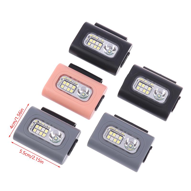 Led Safety Lights Running Lights Clip On Collar Usb Rechargeable Collar Light Hands Free For Running Camping Cycling Night Light