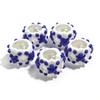 5Pcs Acrylic Round Beads Color Hand-painted Star Craft Loose Bead For Jewelry Material DIY Bracelet Phone Chain Beaded Supplies