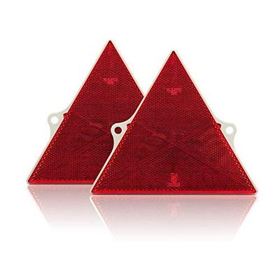 MFC PRO Universal Genuine Triangular Reflector 2 Piece Truck Card Trailer Jet Trailer Reflector