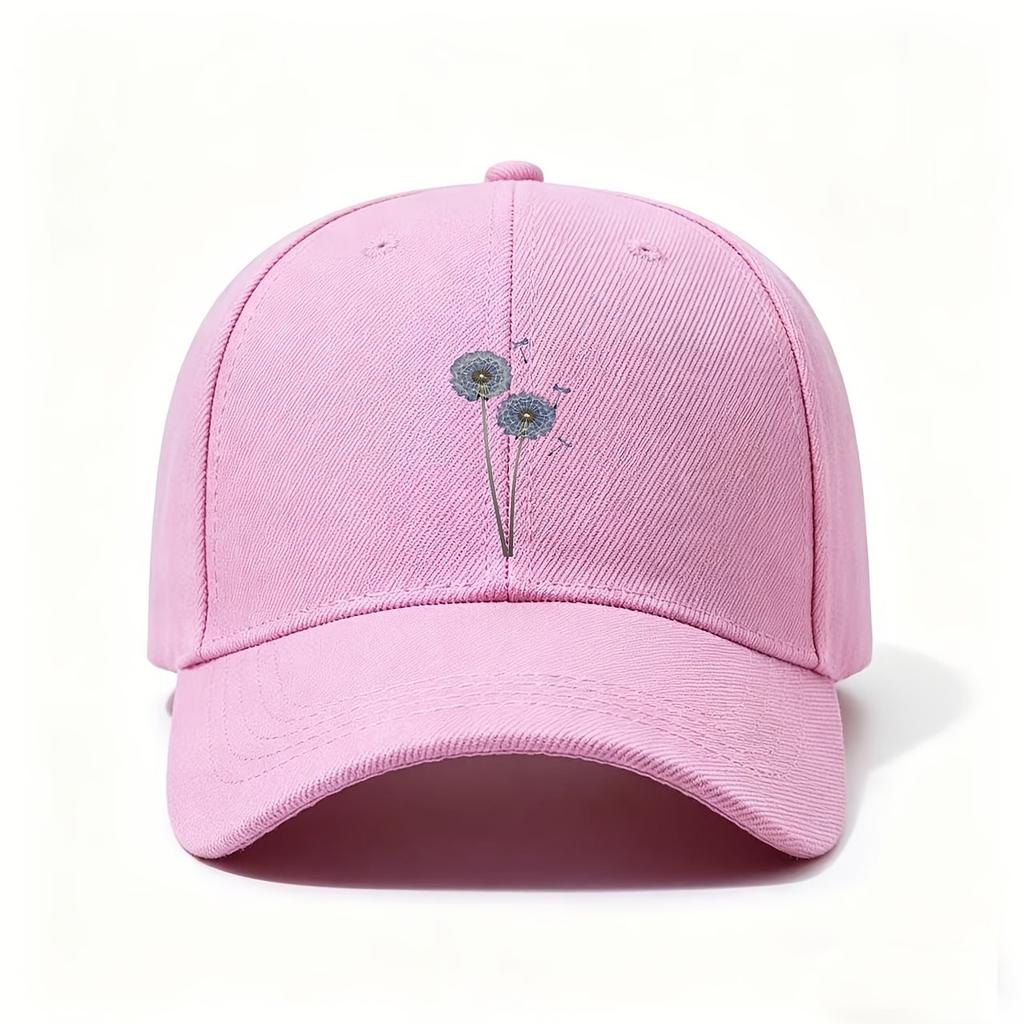 Christian Daisy GOD Print Baseball Cap Adjustable Polyester Casual Outdoor Summer Spring Hat
