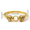 New High-end Cast Bracelet Leopard Head Versatile Fashionable Bracelet for Women
