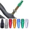 5/10pcs Bicycle Presta Valve Cap Bike Tire Hat High Aluminium Pressure Valve Caps Dust Covers Rainbow Color For MTB Cycling