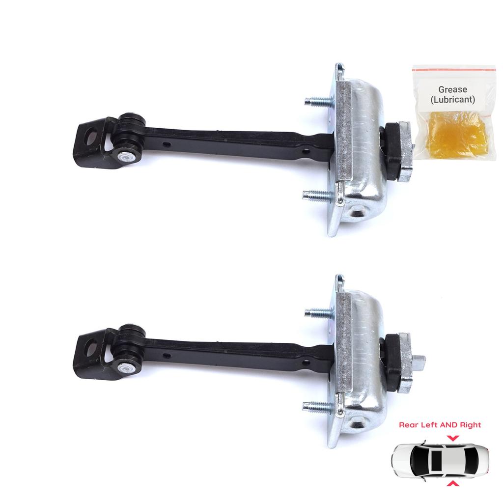 BDP1233-1 2 Pieces Rear Left AND Right Door Catch Hinge Brake Stop Check Strap Limiter for Vauxhall Opel Corsa D S07 2006-2014 13181961