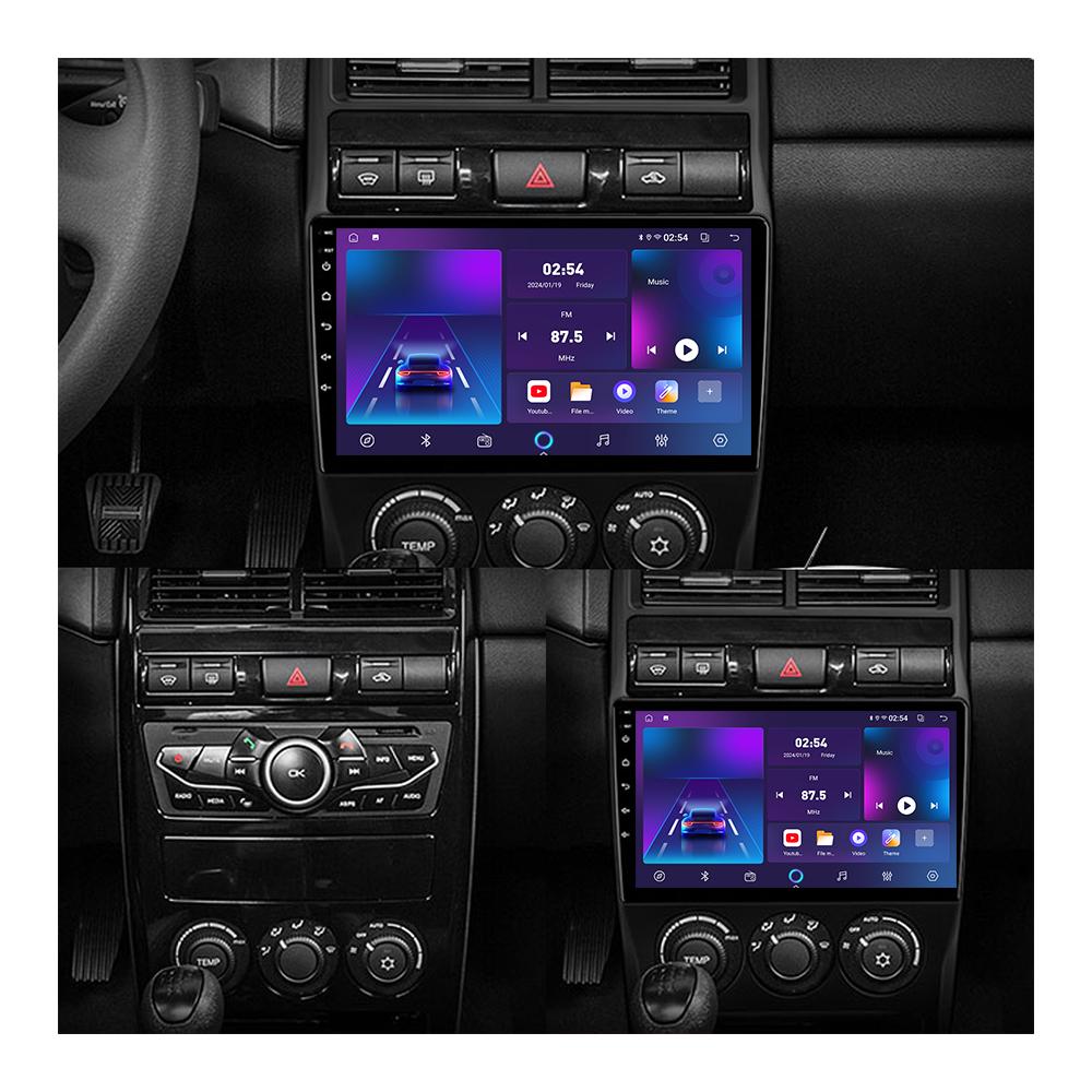 Android Carplay Araba Radyo Lada Priora I 2013-2018 Multimedya Oynatıcı Baş Ünitesi Stereo GPS Navigasyon BT WIFI 4+64GB