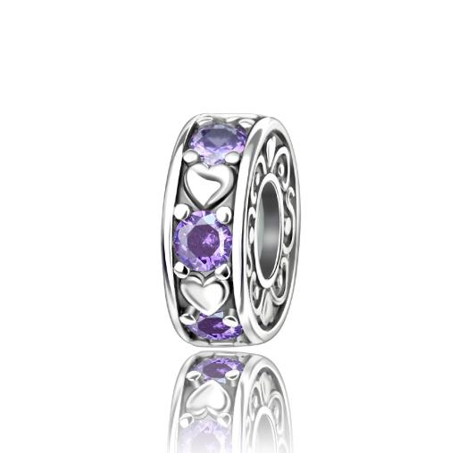 Simple Clip Écarteur en Cuivre Véritable Éléments Perles Pour Bracelets Authentiques Couleur Rubik'S Cube Breloques Décoratives Accessoire de Bracelet Bijoux Intemporels
