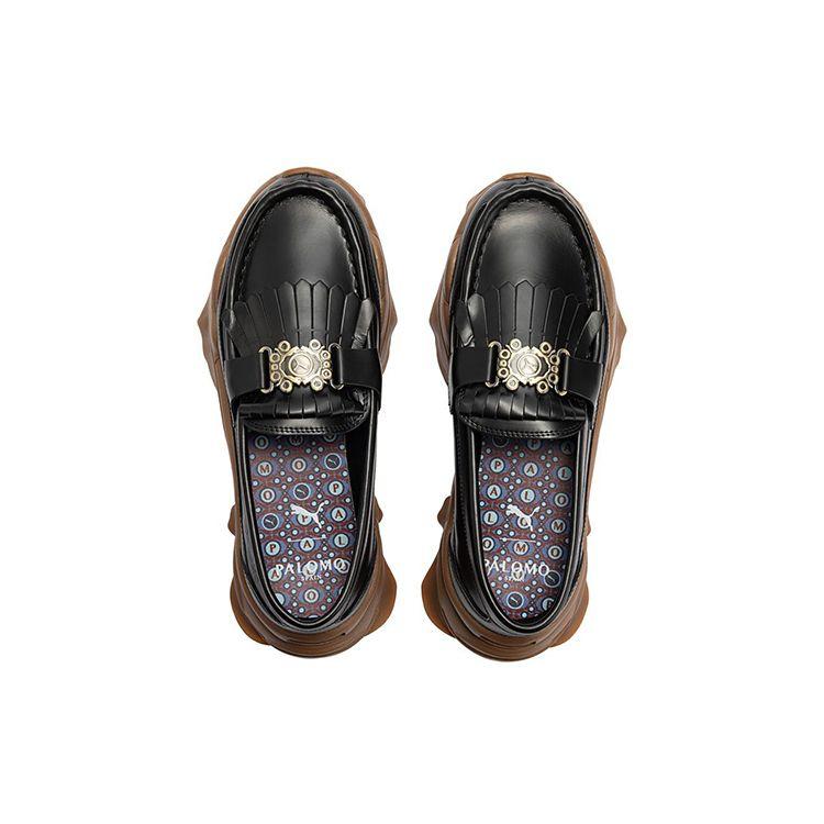 Puma Palomo X Nitefox Loafer Skinn Casual Sportssko Unisex Loafers Svart 388441-01