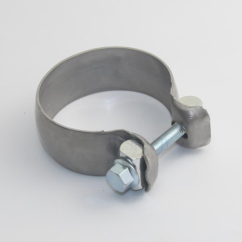 Automobile exhaust pipe arc clamp muffler connector pipe card card tail throat connection pipe clamp clamp
