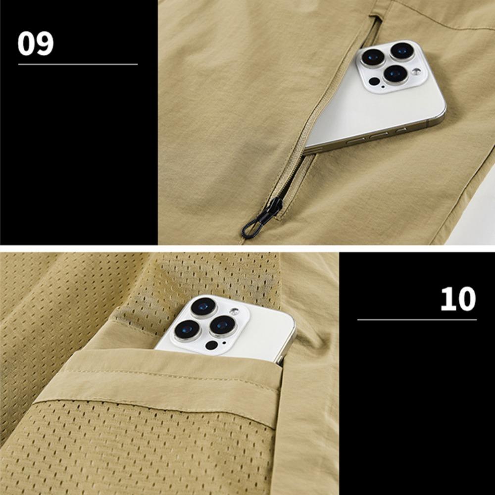 Men Jacket Spring and Autumn Fashion Versatile Windproof Waterproof Workwear Hooded Jacket Outdoor Travel Leisure Camping Jacket