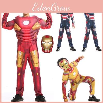 Avengers Iron Man Tony Stark Superhero Costume Cosplay Jumpsuit With Exquisite Workmanship And Breathable Material