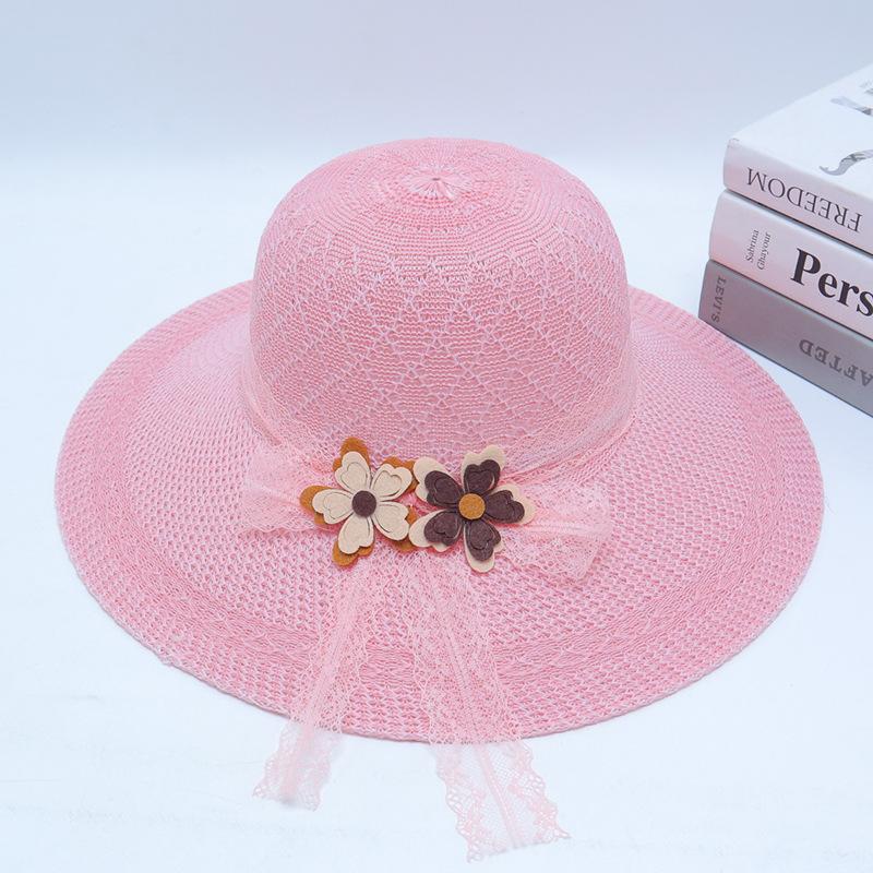 Straw Straw Hat Women's Big Eaves Beach Hat Summer Shading Sun Hat Outdoor Travel Seaside Spring and Autumn Versatile
